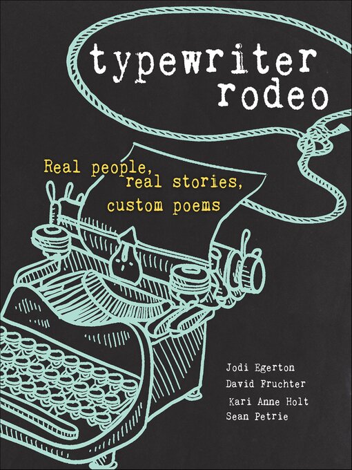 Title details for Typewriter Rodeo by Jodi Egerton - Available